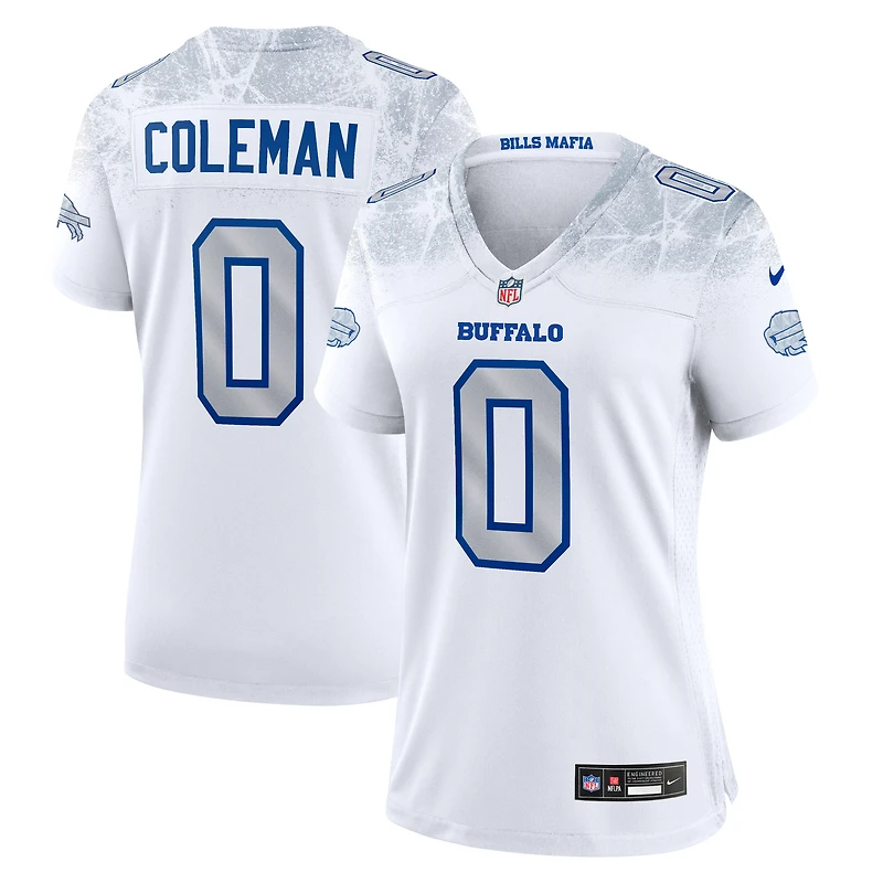 Women's Nike Keon Coleman White Buffalo Bills 2025 Rivalries Collection Game Jersey