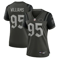 Women's Nike Quinnen Williams Gotham Green New York Jets 2025 Rivalries Collection Game Jersey