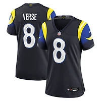 Women's Nike Jared Verse Midnight Blue Los Angeles Rams 2025 Rivalries Collection Game Jersey