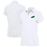 Women's Antigua  White Philadelphia Eagles St. Patrick's Day Era Polo
