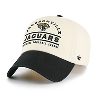 Men's '47  Natural Jacksonville Jaguars Windham Clean Up Adjustable Hat