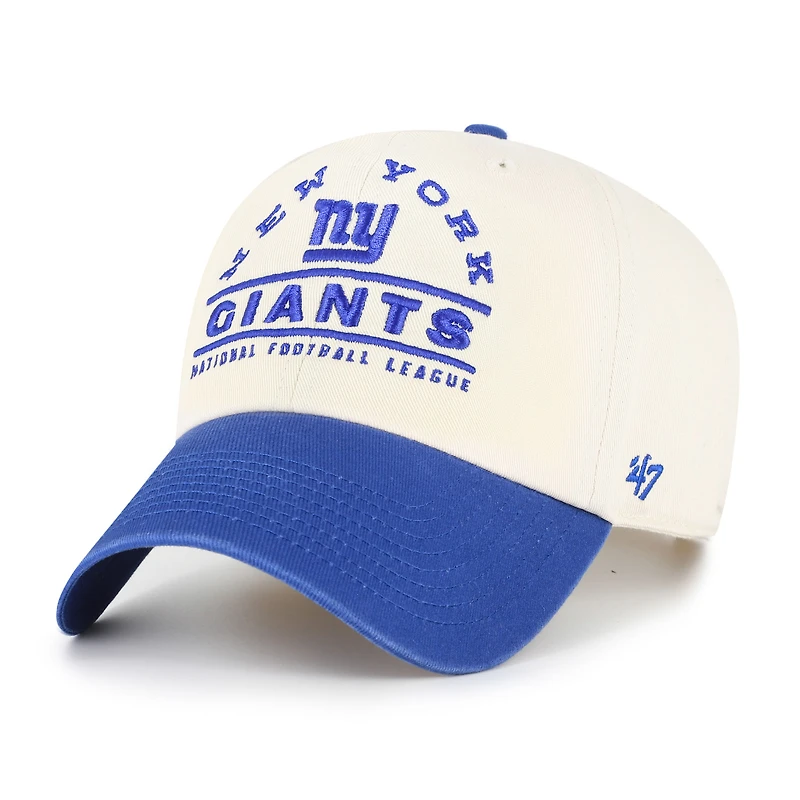Men's '47  Natural New York Giants Windham Clean Up Adjustable Hat