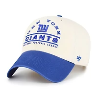 Men's '47  Natural New York Giants Windham Clean Up Adjustable Hat