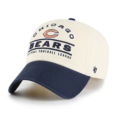 Men's '47  Natural Chicago Bears Windham Clean Up Adjustable Hat
