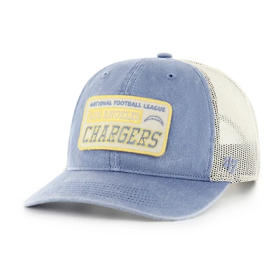 Men's '47  Powder Blue Los Angeles Chargers Canteen Relaxed Trucker Adjustable Hat