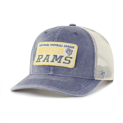 Men's '47  Royal Los Angeles Rams Canteen Relaxed Trucker Adjustable Hat