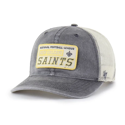 Men's '47  Charcoal New Orleans Saints Canteen Relaxed Trucker Adjustable Hat