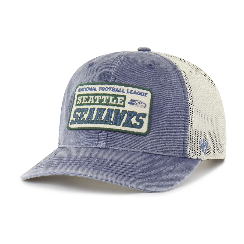 Men's '47  College Navy Seattle Seahawks Canteen Relaxed Trucker Adjustable Hat