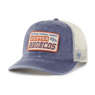 Men's '47  Navy Denver Broncos Canteen Relaxed Trucker Adjustable Hat