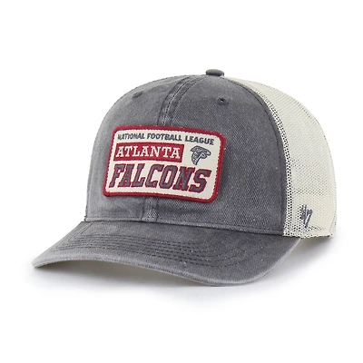 Men's '47  Charcoal Atlanta Falcons Canteen Relaxed Trucker Adjustable Hat