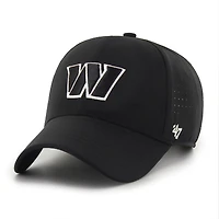 Men's '47  Black Washington Commanders Vent MVP Adjustable Hat