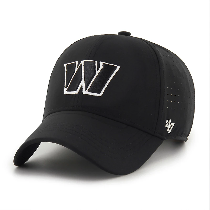 Men's '47 Black Washington Commanders Vent MVP Adjustable Hat