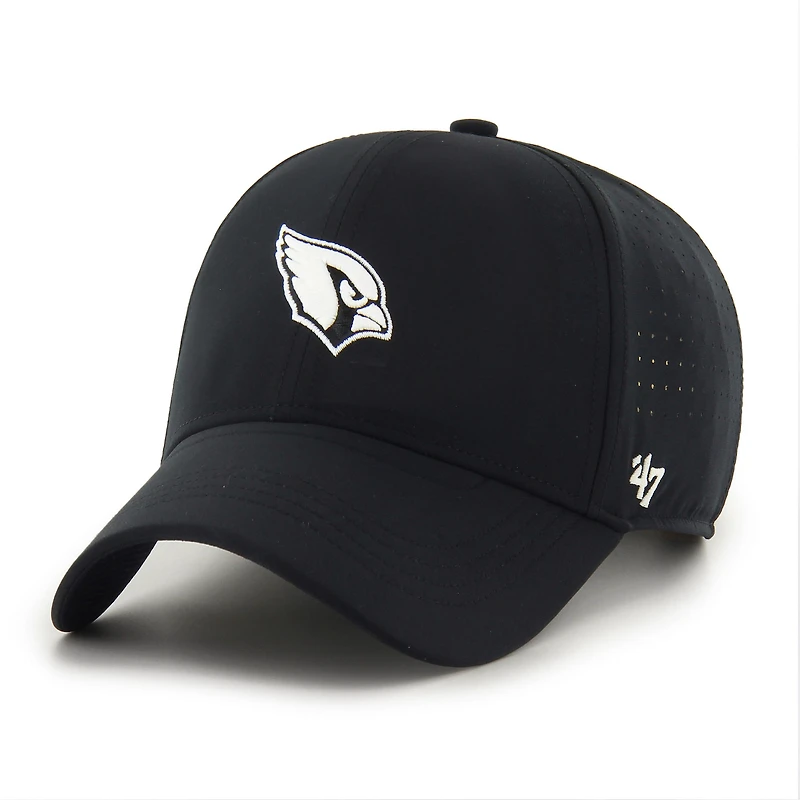 Men's '47 Black Arizona Cardinals Vent MVP Adjustable Hat