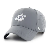 Men's '47  Gray Miami Dolphins Vent MVP Adjustable Hat