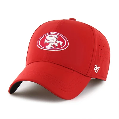 Men's '47  Scarlet San Francisco 49ers Vent MVP Adjustable Hat