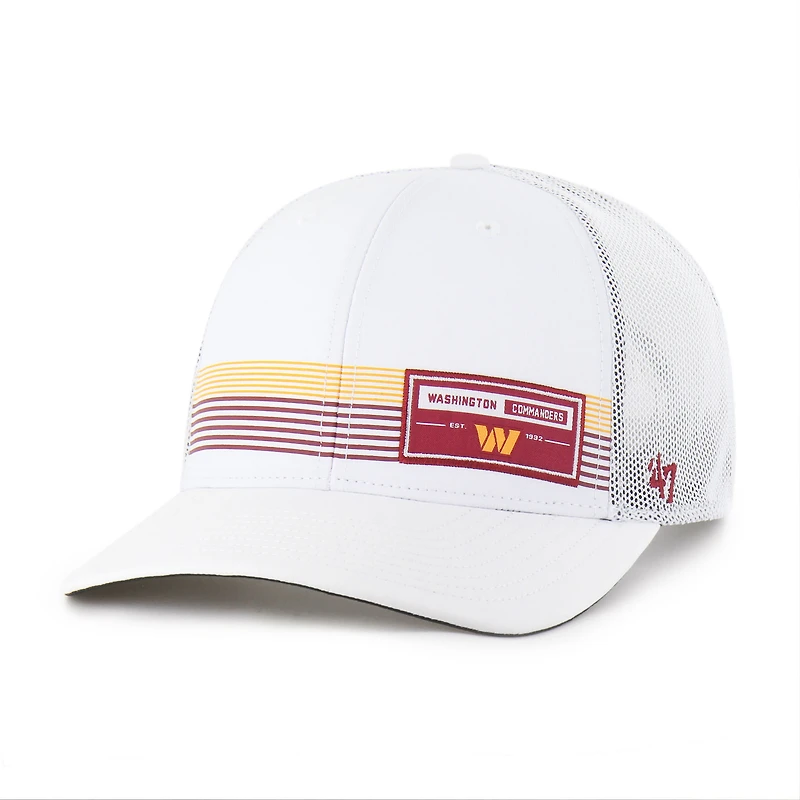 Men's '47 White Washington Commanders Rangefinder Trucker Adjustable Hat