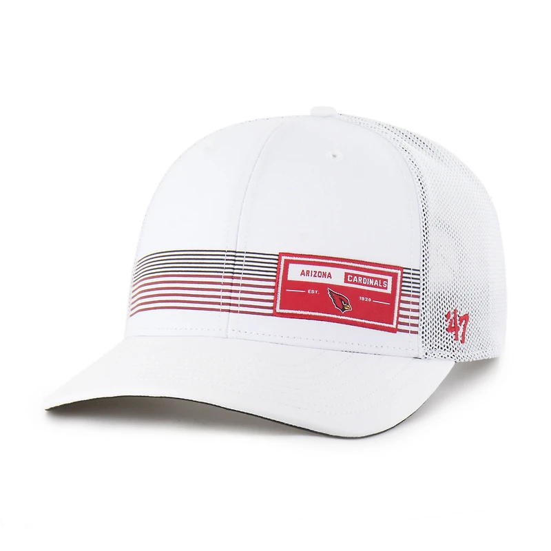 Men's '47 White Arizona Cardinals Rangefinder Trucker Adjustable Hat
