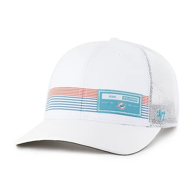 Men's '47 White Miami Dolphins Rangefinder Trucker Adjustable Hat