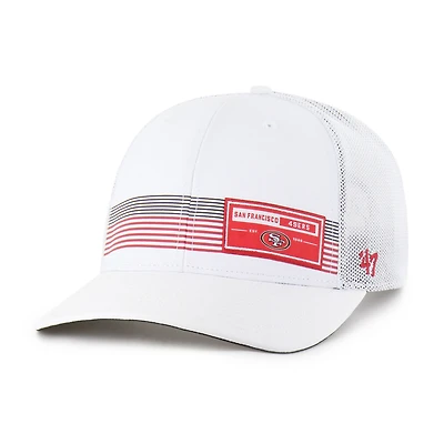 Men's '47 White San Francisco 49ers Rangefinder Trucker Adjustable Hat