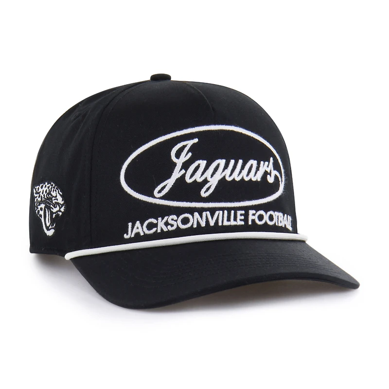 Men's '47 Black Jacksonville Jaguars Foundational Hitch Adjustable Hat
