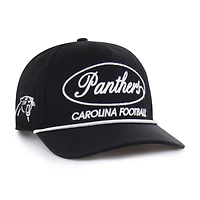 Men's '47 Black Carolina Panthers Foundational Hitch Adjustable Hat
