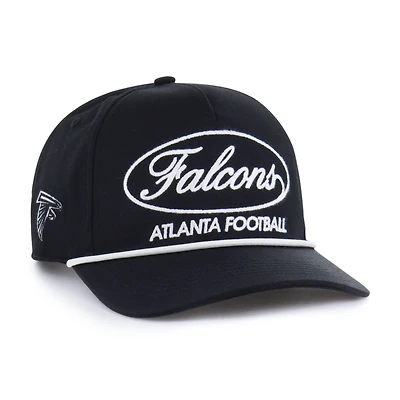 Men's '47 Black Atlanta Falcons Foundational Hitch Adjustable Hat