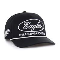 Men's '47 Black Philadelphia Eagles Foundational Hitch Adjustable Hat