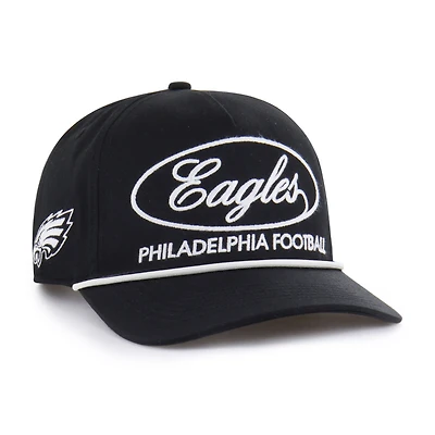 Men's '47 Black Philadelphia Eagles Foundational Hitch Adjustable Hat
