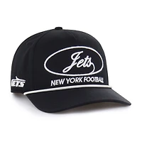 Men's '47 Black New York Jets Foundational Hitch Adjustable Hat