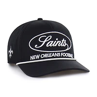 Men's '47 Black New Orleans Saints Foundational Hitch Adjustable Hat