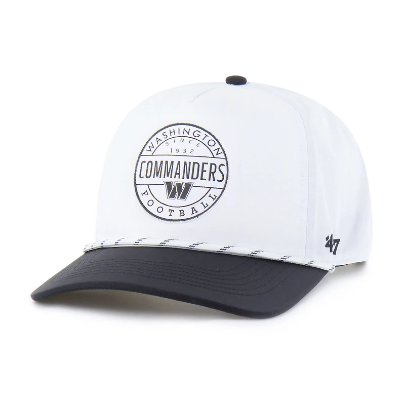 Men's '47 White/Black Washington Commanders Suburbia Hitch Two-Tone Adjustable Hat