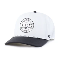 Men's '47 White/Black Atlanta Falcons Suburbia Hitch Two-Tone Adjustable Hat