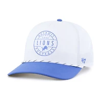 Men's '47 White/Blue Detroit Lions Suburbia Hitch Two-Tone Adjustable Hat