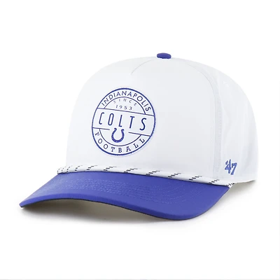 Men's '47 White/Royal Indianapolis Colts Suburbia Hitch Two-Tone Adjustable Hat