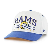 Men's '47 White/Royal Los Angeles Rams Roscoe Two-Toned Hitch Adjustable Hat