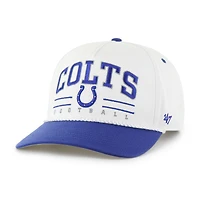 Men's '47 White/Royal Indianapolis Colts Roscoe Two-Toned Hitch Adjustable Hat