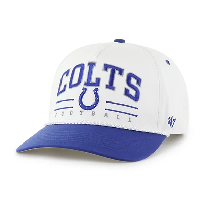 Men's '47 White/Royal Indianapolis Colts Roscoe Two-Toned Hitch Adjustable Hat