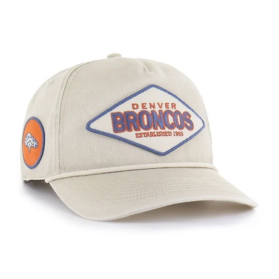 Men's '47 Khaki Denver Broncos Cairn Hitch Adjustable Hat