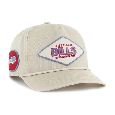 Men's '47 Khaki Buffalo Bills Cairn Hitch Adjustable Hat