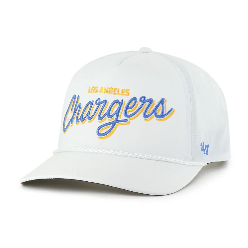 Men's '47 White Los Angeles Chargers Brrr Fairway Hitch Adjustable Hat