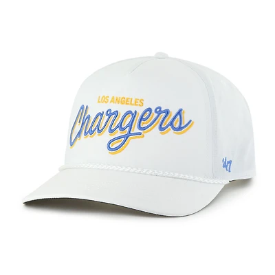 Men's '47 White Los Angeles Chargers Brrr Fairway Hitch Adjustable Hat