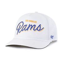 Men's '47 White Los Angeles Rams Brrr Fairway Hitch Adjustable Hat