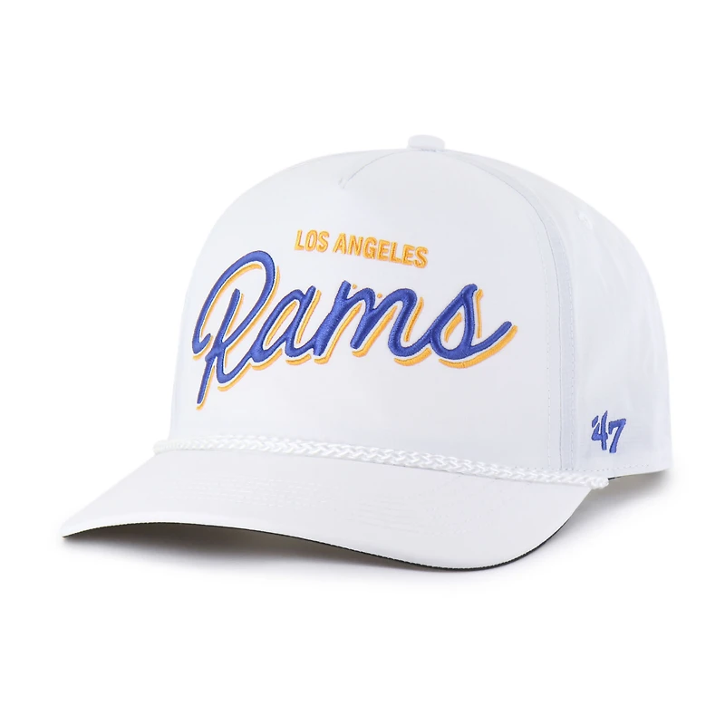 Men's '47 White Los Angeles Rams Brrr Fairway Hitch Adjustable Hat