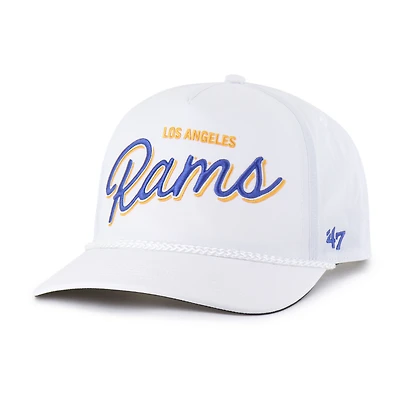 Men's '47 White Los Angeles Rams Brrr Fairway Hitch Adjustable Hat