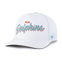 Men's '47 White Miami Dolphins Brrr Fairway Hitch Adjustable Hat