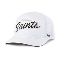 Men's '47 White New Orleans Saints Brrr Fairway Hitch Adjustable Hat