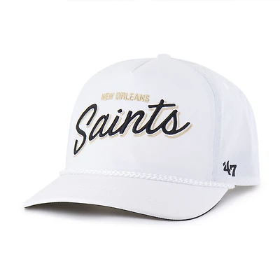 Men's '47 White New Orleans Saints Brrr Fairway Hitch Adjustable Hat
