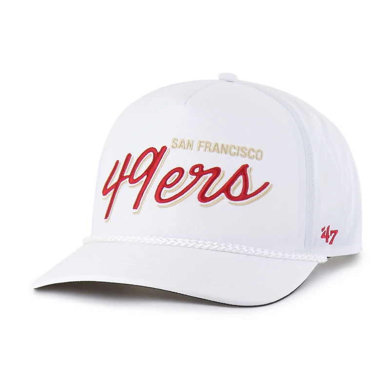 Men's '47 White San Francisco 49ers Brrr Fairway Hitch Adjustable Hat