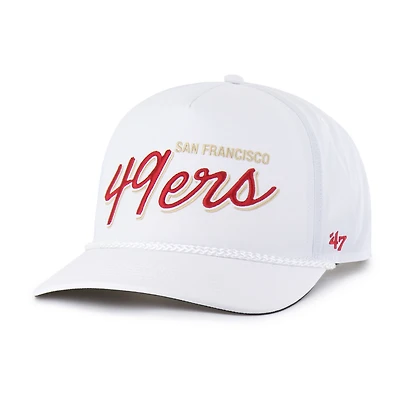 Men's '47 White San Francisco 49ers Brrr Fairway Hitch Adjustable Hat