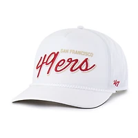 Men's '47 White San Francisco 49ers Brrr Fairway Hitch Adjustable Hat